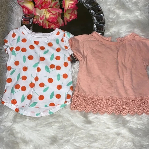 Baby Girl Bundle 15 Pieces Onesies, shirts, pants, short, dress 12-18M - Picture 5 of 9